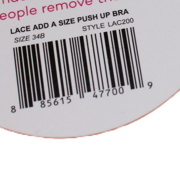 Undies Ruby Peach Super Push UP Bra Size 34 B - Picture 3 of 10